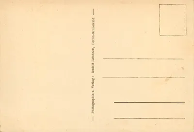 Jungborn (Hardt), No Parque das Senhoras — Fotografia Rudolf Lampe, Berlin-Grünewald — Verso