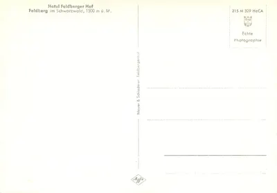 Hôtel Feldberger Hof — Feldberg, Forêt Noire — Mayer & Schloderer — Rewers
