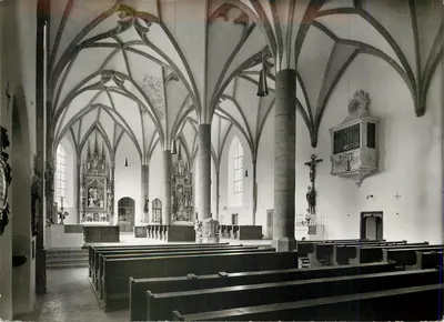 Berchtesgaden — Igreja dos Frades Franciscanos „Nossa Senhora do Largo“ — editor Gebbr. Metz, Tübingen, n° 282/278
