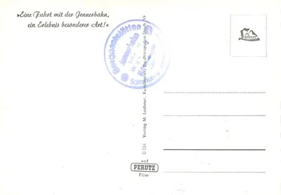 Jennerbahn com Watzmann 2414m, Stein. Meer & Königssee — M. Lochner — Verso