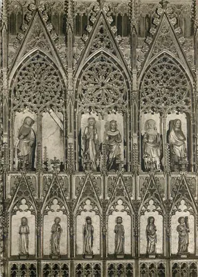 Oberwesel-Rhein, Liebfrauenkirche — Altar dourado, asa direita 1331 — Hermann Kunstkarre - 201