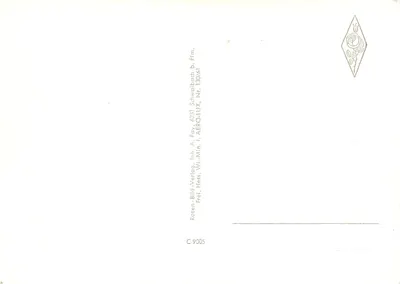 Schloßborn im Taunus — widok z powietrza oryginalny — Rosen-Bild-Verlag, C 9005 — Rewers