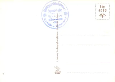 Stahilhaus — estação de montanha — Fot. L. Ammon 9 — Verso