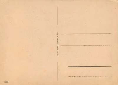 Moderne ansichtkaart Keurvorstelijk kasteel van Speyer — Achterkant