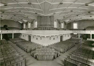 Église protestante de Freudenstadt — Schwarzwald — rétablie 1948-50 — Éditeur Peters, Malsch
