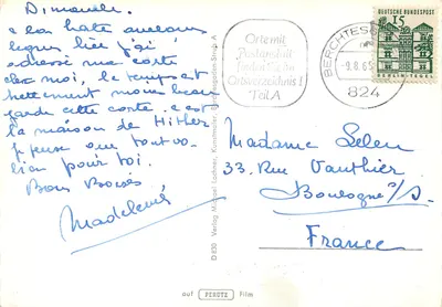 Obersalzberg — przed i po 1945 — Wydawnictwo Perutz, D830 — Rewers