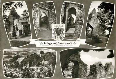 Burg Lindenfels no Odenwald — Jakob Krapohl-Verlag, L 3857