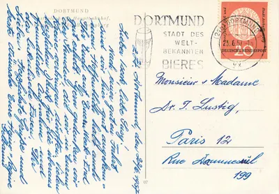 Dortmund — Miasto piwa Dortmund — wydawca nie widoczny — Rewers
