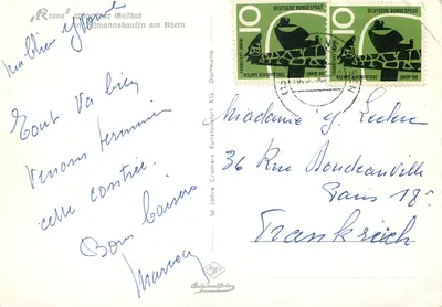 Villmannshausen am Rhein — Historia zamku — Cramers KG — Rewers