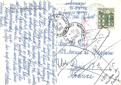 Hôtel de Ville de Berlin-Westend — wydawca Berliner Postkarten-Verlag, nr 10 — Rewers