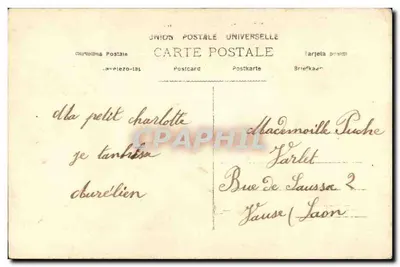 Mulher de bicicleta — Santa Catarina — União Postal Universal — Verso