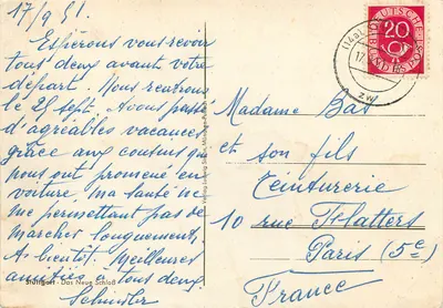 Pałac Royal — ogólny widok — Verlag Ludwig Sittig, München-Pullach — Rewers