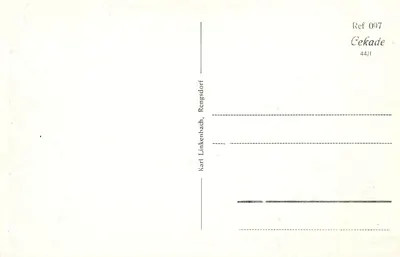 Klimatischer Kurort Rengsdorf — Obere Mühle — editor não identificado, número de série ilegível — Verso