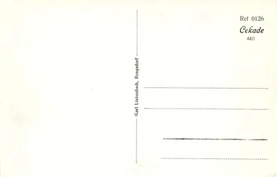 Pengsdorf — Volkernwiesental — editor desconhecido, número de série não visível — Verso