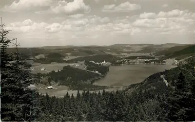 Titisee — lago aos pés das montanhas — Gebr. Metz, Tübingen