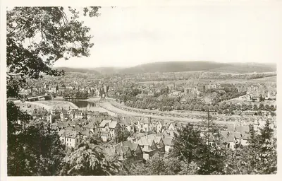 Saarbrücken — Vista sobre a Saar — Editor G. Vockenberge - Dudweiler