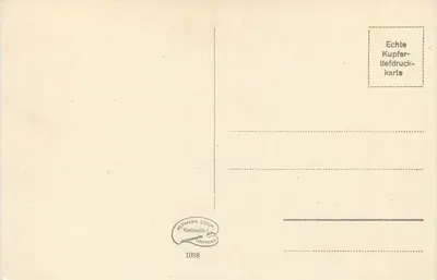 Bad Oeynhausen — Panorama do Kurpark — Hermann Lorch, Dortmunder Kunstanstalt, n° 1038 — Verso