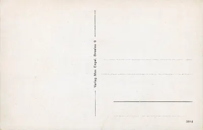 Brno - Université — éditeur Verlag Max Engel, n° 9884 — Rewers