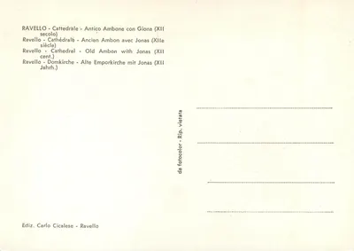 Ravello - Catedral - Velho Ambão com Jonas (século XII) — Verso