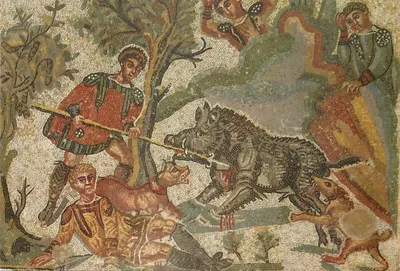 Caça ao urso — detalhe — Edições d'Este, n° 1050