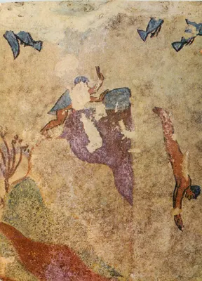 Tarquinia - Necrópolis - Tumba da caça e da pesca - Diver