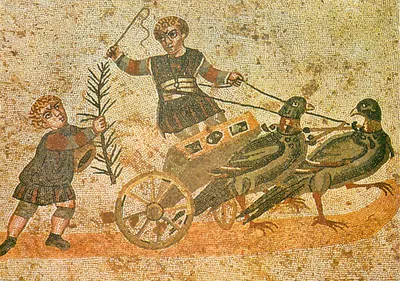 Villa Romana del Casale — Vestibule du Petit Cirque — distribution des prix — poligraf