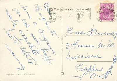 Saudações da Itália — collage de locais italianos — P. Marzari Srl-Schig — Verso
