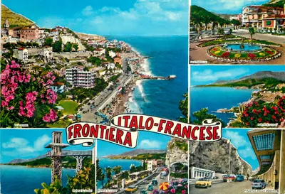 Granica włosko-francuska — Ventimiglia — Ediz. Toso