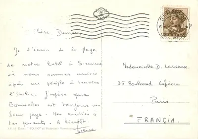 Jezioro Garda — Pamiątka z jeziora Garda / Erinnerung an den Gardasee — Wyd. "TO.PO" z Podavini-Desenzano — Rewers