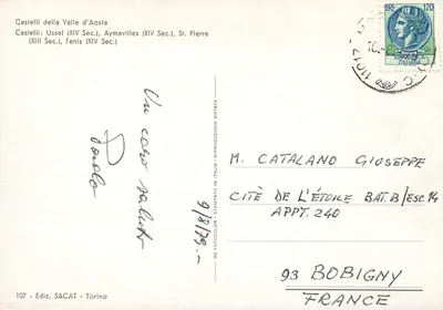 Castelos Valdônicos — Editor SACAT, n° 107 — Verso