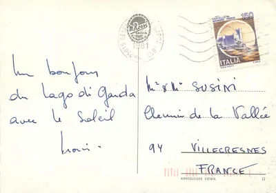 Lago di Garda — Widok z drogi i jeziora — M. Ross Brescia — Rewers