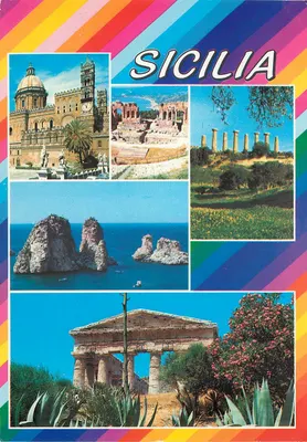 Sicília — paisagens e monumentos — ITALCARDS