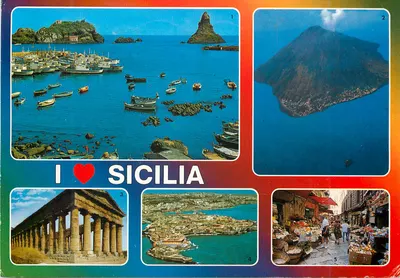 Sicília — I ♥ SICILIA — Editora Kina Italia, série 600/150