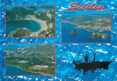 Taormina - Lido Mazzarò, Acitrezza, Sciacca — Sicília — editor não visível