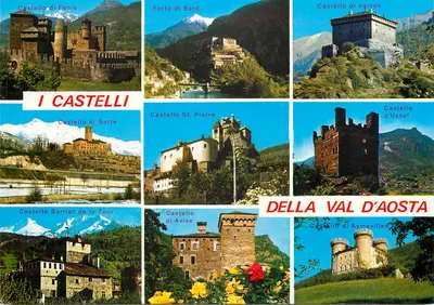 I CASTELLI DELLA VAL D'AOSTA — Rivetta Souvenirs, n° 57