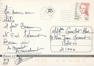 I CASTELLI DELLA VAL D'AOSTA — Rivetta Souvenirs, n° 57 — Verso