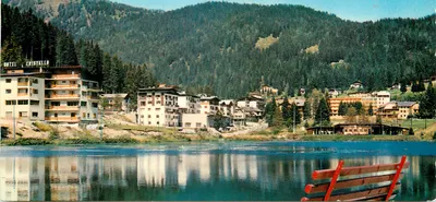 Madonna di Campiglio — O pequeno lago — Mignnon-Scopé