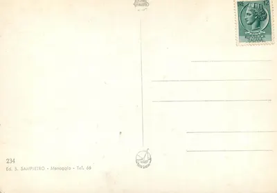 Lago di Como - La Tremerrina — widok panoramiczny z jachtu i motorówki — wyd. S. SAMPIETRO, nr 234 — Rewers