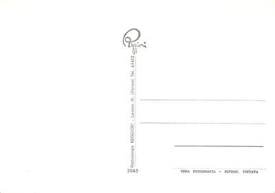 Orta - Ilha de S. Giulio — vista panorâmica — Fotostampa Reggiori, n° 2065 — Verso