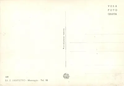 Jezioro Como - Argegno - Panorama — Wyd. S. Sampietro, nr 119 — Rewers