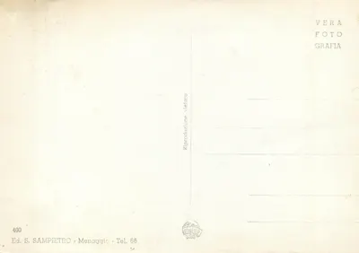 Bellano — Localidade Coltogno — Ed. S. SAMPIETRO — Verso