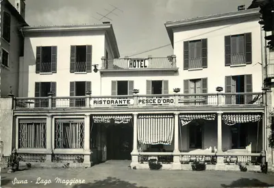Hotel-Restaurante Pesce d'Oro — Suna, Lago Maggiore — Fotostampa Reggiori
