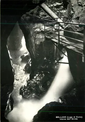 Bellano (Lago di Como) — Interno do Orrido — Edit. G. B. Radaelli
