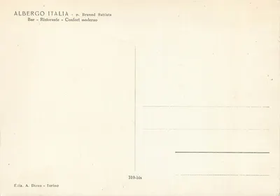 Due cani Saint-Bernard — Colle del Gran S. Bernardo (m. 2467) e il Nuovo Albergo, Italia — Verso