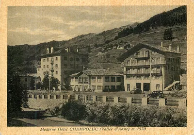 Hotel Champoluc — Vale d'Aosta m. 1570 — Fratelli Brunod