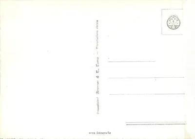 Santuário de N.S. dos Milagres em Caravina — Lago de Lugano — editor Brunner & E. Como, n° 121-7 — Verso