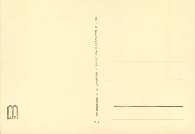 As três ilhas — Lago Maior — editor A. Campassi, Torino — Verso