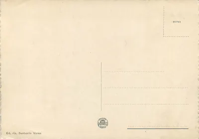 Verna [Arezzo] — O Crudo Sasso — Ed. ris. Santuario Verna — Verso