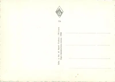 Dolomitas - Altipiano delle Pale di S. Martino - Rifugio G. Pedrotti, alla Rosetta col Cimon della Pala m. 3186 — Verso