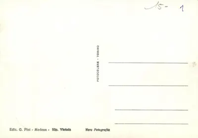 Modena - Academia Militar — editor Ediz. G. Pini, Modena — Verso